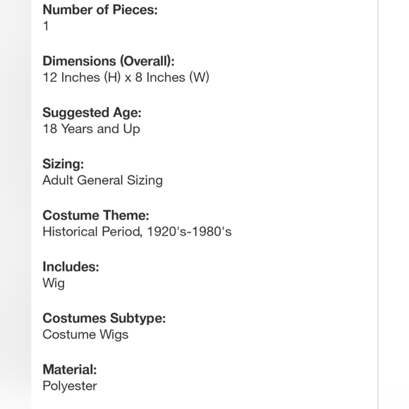 NEW! Hyde & EEK! BOUTIQUE- Adult Red Shimmer Bob Halloween Costume Wig - Picture 6 of 6